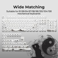 Xvx Keycaps MOA Profile Dye-Sub PBT Keycap Set 143 phím
