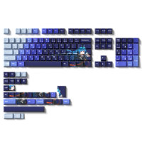 Xvx Kisara Tendo keycaps Cherry Profile Double shot Dye-Sub PBT Keycap Set (133-Key)