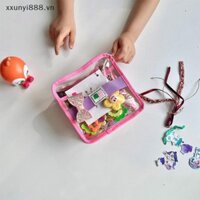 {Xxyvn} Túi đựng đồ vệ sinh chống nước và chống bụi bằng nhựa PVC trong suốt Túi đựng đồ chơi trẻ em Ins Hàn Quốc Túi đựng đồ chơi du lịch cho bé.
