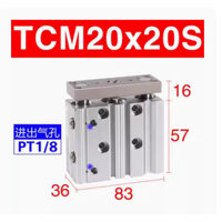 Xy lanh khí nén TCM20-20S 25S 30S 40S 50S, Xy lanh khí nén