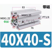 Xy lanh khí nén. xy lanh SDA40-40S/50S/60S/78S/80S/100S