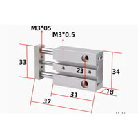 Xy lanh TCM10-5S 10S 15S 20S 30S, Xy lanh khí nén