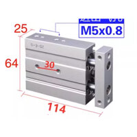 Xy lanh TR20- 20S 30S 40S 50S 60S 70S 80S, Xy lanh khí nén