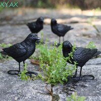 Xyax 2 Chiếc Tượng Quạ Đen Vui Nhộn Sáng Tạo Ngoài Trời Trong Nhà