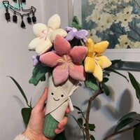 Xyax Tulip mọng nước Cây sang trọng cầm hoa Quà tặng đồ chơi cô gái Anh
