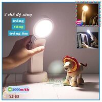 xz Đèn LED đọc sách sạc pin tích điện 2000mAh SL-918 để bàn hoặc treo tường với ba chế độ sáng và tăng giảm được độ sáng