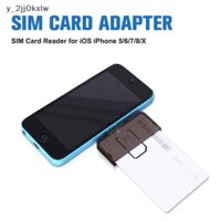 [Y _] Bộ chuyển đổi thẻ Sim Đầu đọc thẻ Sim Mini Sim nano cho IOS phone5/6/7/8/x (Plug & Play) [VN]