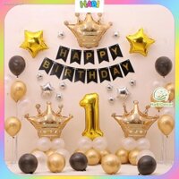 [Y HÌNH] Combo Bong Bóng Bay Happy Birthday Trang Trí Sinh Nhật Tại Nhà Cho Bé Trai, Bé Gái, Người Lớn Rẻ Đẹp SN27