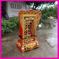 Ỷ Ngai Bàn Thờ Gia Tiên Gỗ Mít Sơn Son Cao 71,81,91