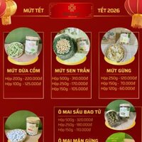 Ý nghĩa các loại mứt Tết & Cách Chọn Mứt Tết Ngon, Phù Hợp Ngày Xuân - Cốm Mộc Lam - Tinh hoa ẩm thực Hà Thành