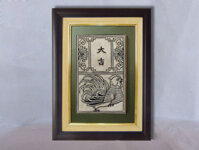 Ý nghĩa và giá bán Tranh dân gian Đông Hồ Gà Đại Cát