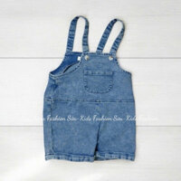 Y1 Yếm Jean quần thiết kế dáng basic cho bé gái bé trai 9-30kg Sửu Kids