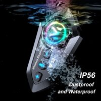 Y12 Xe Máy Bluetooth Mũ Bảo Hiểm Tai Nghe V5.3 Đèn Ba Màu Tai Nghe IPX6 Chống Nước Hỗ Trợ Kết Nối 2 Điện Thoại Cùng Thời Gian