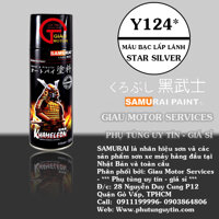 y124 _ Chai sơn xịt sơn xe máy Samurai 3-y124 màu bạc _ Silver _ Shop uy tín, giao nhanh, giá rẻ _ Best Seller - Giàu 0911199996 - www.phutunguytin.com