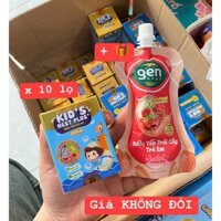 (Y18%-Date 2025) Combo 10 lọ Nước yến sào trẻ em Kid's Nest Plus+ Growth Gold Thiên Việt lọ 70ml