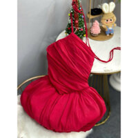 Y2K542 Đầm Yếm Tơ Phồng Bí Xinh, Đầm Váy Dự Tiệc Sang Chảnh, Đầm Váy Phồng Bí Hottrend