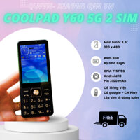 Y60 5G 2 sim - Coolpad Y60 điện thoại bàn phím cấu hình khủng, pin trâu, sóng 4G 5G khoẻ, fb, zalo