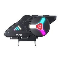 Y70 Helmet Earphone bluetooth 5.3 Earphone HiFi 3D Stereo CVC Noise Cancelling 1000mAh Battery IP67 Waterproof RGB Light