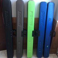 y9 QQ1 Túi chứa cần câu cá Dawa nhựa ABS 125x13x11cm với lớp lót bên trong 4 y9