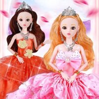 Ya Yangmeile Bộ Búp Bê Barbie Hộp Quà Lớn Công Chúa Cô Gái Đồ Chơi Trẻ Em Quần Áo Vải Quần Áo Quà Tặng Sinh Nhật Cửa Hàng Đồ Chơi Trẻ Em Khối Xây Dựng Đồ Chơi FZKP