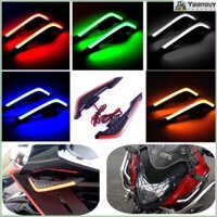 Yaa Cool LED Winglets cho xe máy Xe tay ga điện Tấm chắn gió tiết kiệm năng lượng