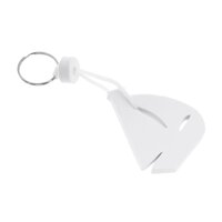 Yachting Boating Floating Key Chain Key Ring Keyring Sailing Boat Red - White