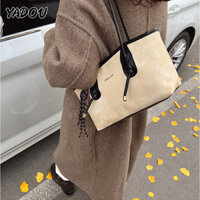 YADOU Túi xách nữ dung tích lớn cổ điển Túi đeo vai đi lại Hàn Quốc giải trí