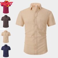 YAFEXCLT Short Sleeve Shirts Brand New Casual Style Regular Length Short Sleeve