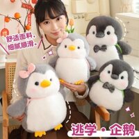 [YaGi] Cánh cụt balo nhồi bông, thú nhồi bông động vật cute, lông xù mềm mại, trang trí, quà tặng đáng yêu, ý nghĩa