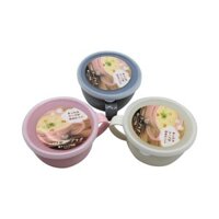 YAMADA_Cốc súp Nhật Bản bằng nhựa có nắp đậy (cốc dùng được với lò vi sóng) 360ml
