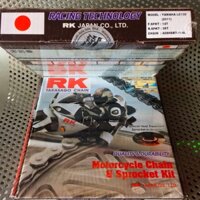 Yamaha Exciter 135 Đời 2011 - 2013 Bộ Nhông Sên Dĩa RK Size Zin 14T-38T-S428HSBT 114L Chính Hãng