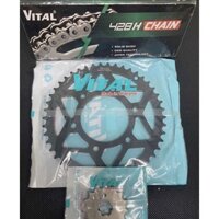 Yamaha Exciter 155 - Bộ Nhông Dĩa Sên 10Ly Nhông 14 Dĩa 44/45/46/47 Chính Hãng VITAL