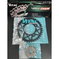 Yamaha Sirius Fi Bộ Nhông Sên Dĩa Thông Số 14T - 38T 39T 40T Sên 428HSB -108L 10Ly >>> Chính Hãng VITAL