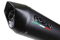 YAMAHA TRICKER 250 2005/08 HOMOLOGATED SLIP-ON EXHAUST SYSTEM GPR FURORE NERO