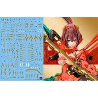 YAN FLAME Water Slide Decal KP625 Ninjia Gold Coating (MD028)