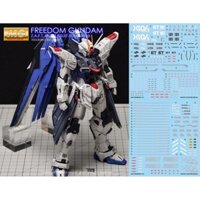 YAN  GHOST Water Slide Decal MG 1/100 ZGMF-X10A Freedom 2.0