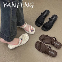 YANFENG Giày Cao Gót GIÀY SANDAL nữ Thời Trang Phong cách đơn giản Tinh tế Cá tính Điều chỉnh được FGL2480RQS 36Z240902