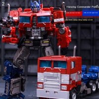 YangĐồ chơi Transformers Optimus Prime Hornet ô tô phiên bản hợp kim robot mô hình cậu bé ngoại cỡ