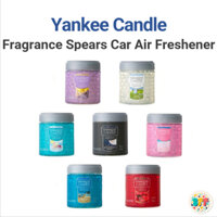 YANKEE CANDLE Nước hoa nến Yankee Spears Máy làm mát không khí ô tô 180g 1ea, 7 mùi hương