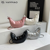 Yanniao Bọc bánh bao tối giản thích hợp nhỏ, bánh sừng bò cổ điển, bánh sừng bò chéo một vai