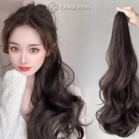 Yanqueens Tóc Giả Đuôi Ngựa Xoăn Dài Tự Nhiên Cho Nữ