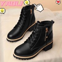 YAOLI Giày boot Nữ Thời Trang Cá Tính