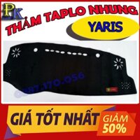 [YARIS NHUNG -XƯỞNG TAPLO PK ]THẢM TAPLO NHUNG XE YARIS- THẢM TAPLO YARIS- THẢM TAPLO DA XE YARIS CHUẨN FORM-NANOPK