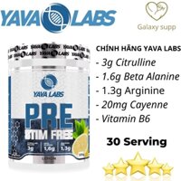 Yava Labs Stim Free Preworkout Tăng Sức Mạnh