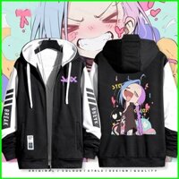 Yb1 LOL JINX Arcane Liên Minh Huyền Thoại anime Dây Kéo Áo Khoác Áo Unisex Top BY1