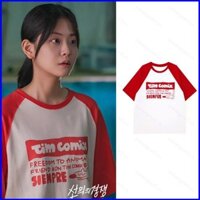 Yb3 Thân thiện Rivalry Chung Su bin American retro xu hướng mới áo thun ngắn tay BY3