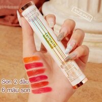 YBN BGF Son AGAG hai đầu 6 màu son thời thượng son môi hot nhất nội địa Trung ZD-SM27 21 YBN
