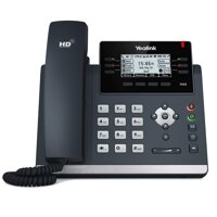 Yealink [4-Pack] T42S IP Phone, 12 Lines. 2.7-Inch Graphical LCD. Dual-Port Gigabit Ethernet, 802.3af PoE, Power Adapter Not Included (SIP-T42S-4)