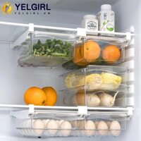 Yelgirla Giá Đựng Trứng Bằng abs Trong Suốt Để Dưới Tủ Lạnh