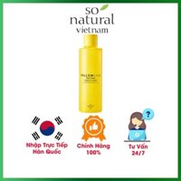 Yellow Cica Toner Trị Mụn Dành Cho Mọi Loại Da So Natural Hàn Quốc l Nhập Khẩu Chính Hãng Hàn Quốc